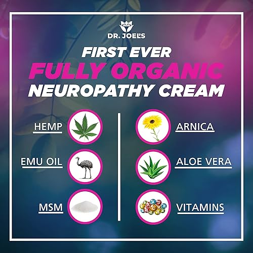 Miniatura 2 de Dr. JOEL'S Crema de neuropatía - Crema de alivio nervioso de máxima fuerza para pies, manos, piernas, 4 onzas grandes, fabricada en Estados Unidos