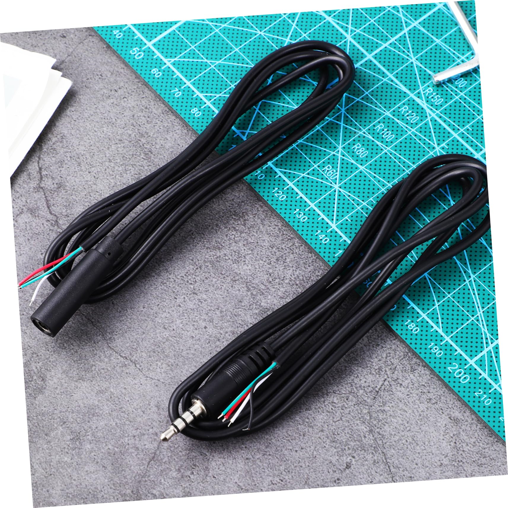DOITOOL 3 Sätze Kabel Für Kopfhörer Männliche Kabel Lautsprecherkabel Audio-klinkenkabel Draht Mikrofonkabel Gitarrenkabel Audiokabel Verlängerungskabel Kabelaustausch Pvc 8 Stück * 3