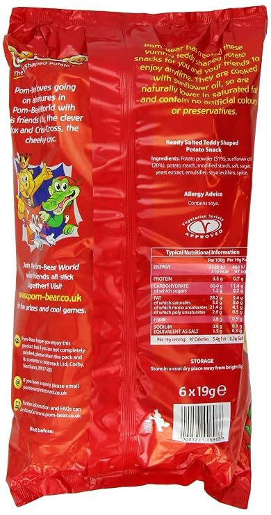 Pom Bear Original Multipack 6 Packs (Pack of 7)