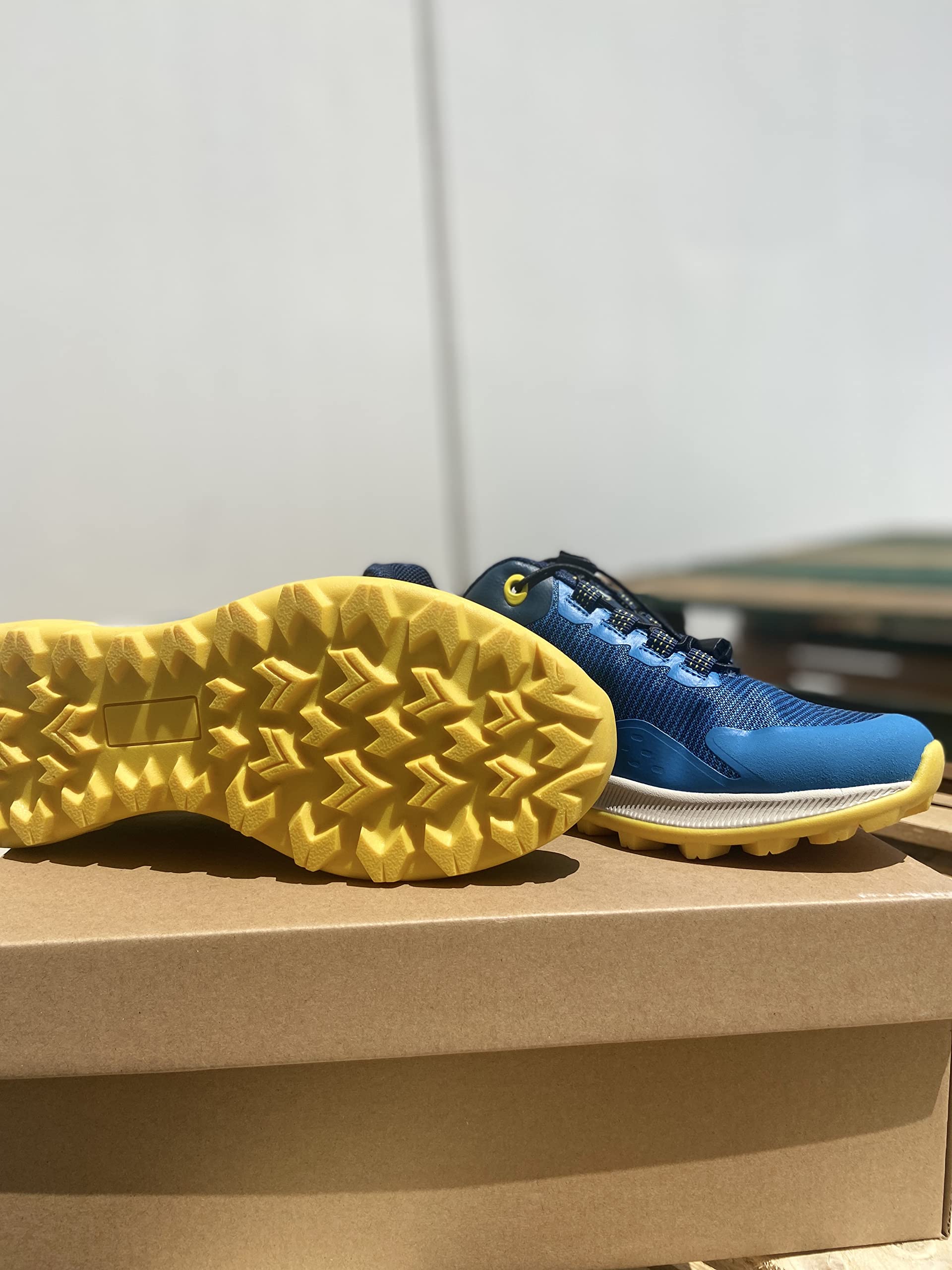 KGS Buty turystyczne/alpinizm mieszane H/F - Wodoodporne trampki antypoślizgowe - Komfort i trwałość - Niebieski, Niebieski, 44 EU
