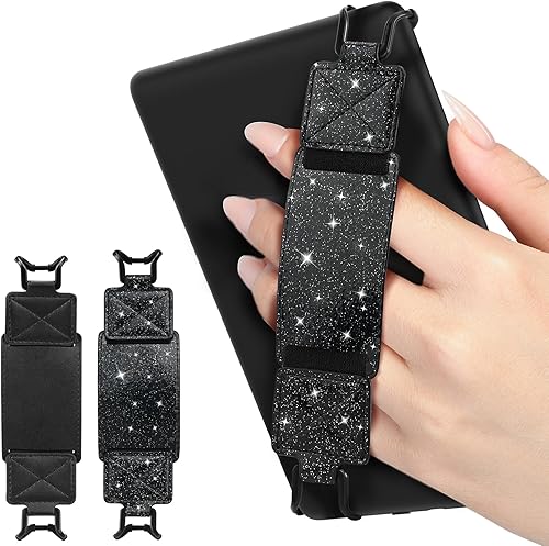 Miniatura 10 de MoKo Paquete de 2 correas de mano de seguridad para Kindle eReaders Fire de 6 a 8 pulgadas, Kindle/Kobo/Voyaga/Lenovo/Sony E-Book, correa de mano