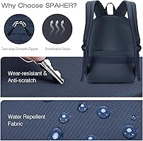 SPAHER 50L Reisrugzak Handbagage 55x35x25 KLM Air France Reistas Grote