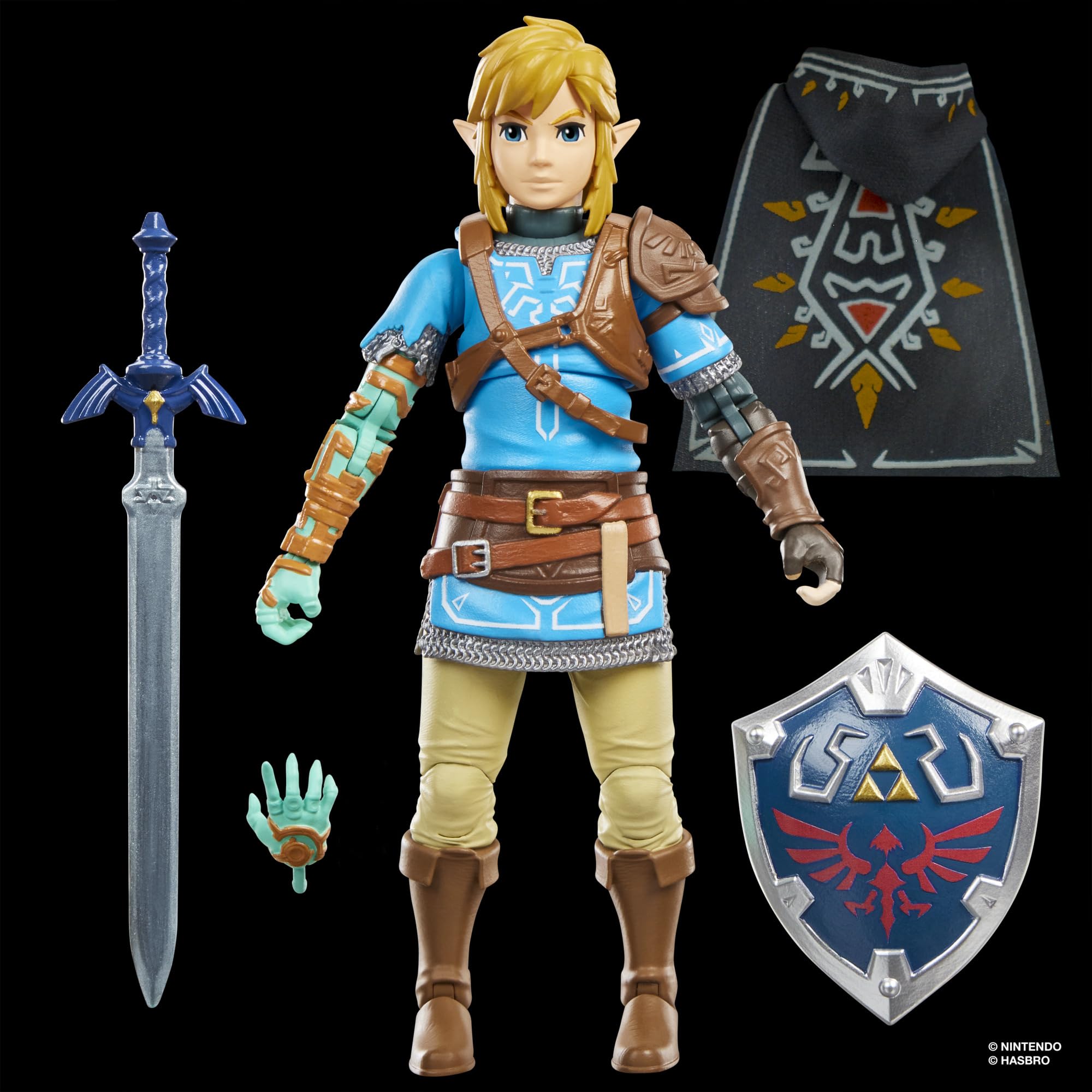 Hasbro The Legend of Zelda Héros d'Hyrule Link, Figurine de Collection Premium à l'échelle 15 cm, The Legend of Zelda: Tears of The Kingdom