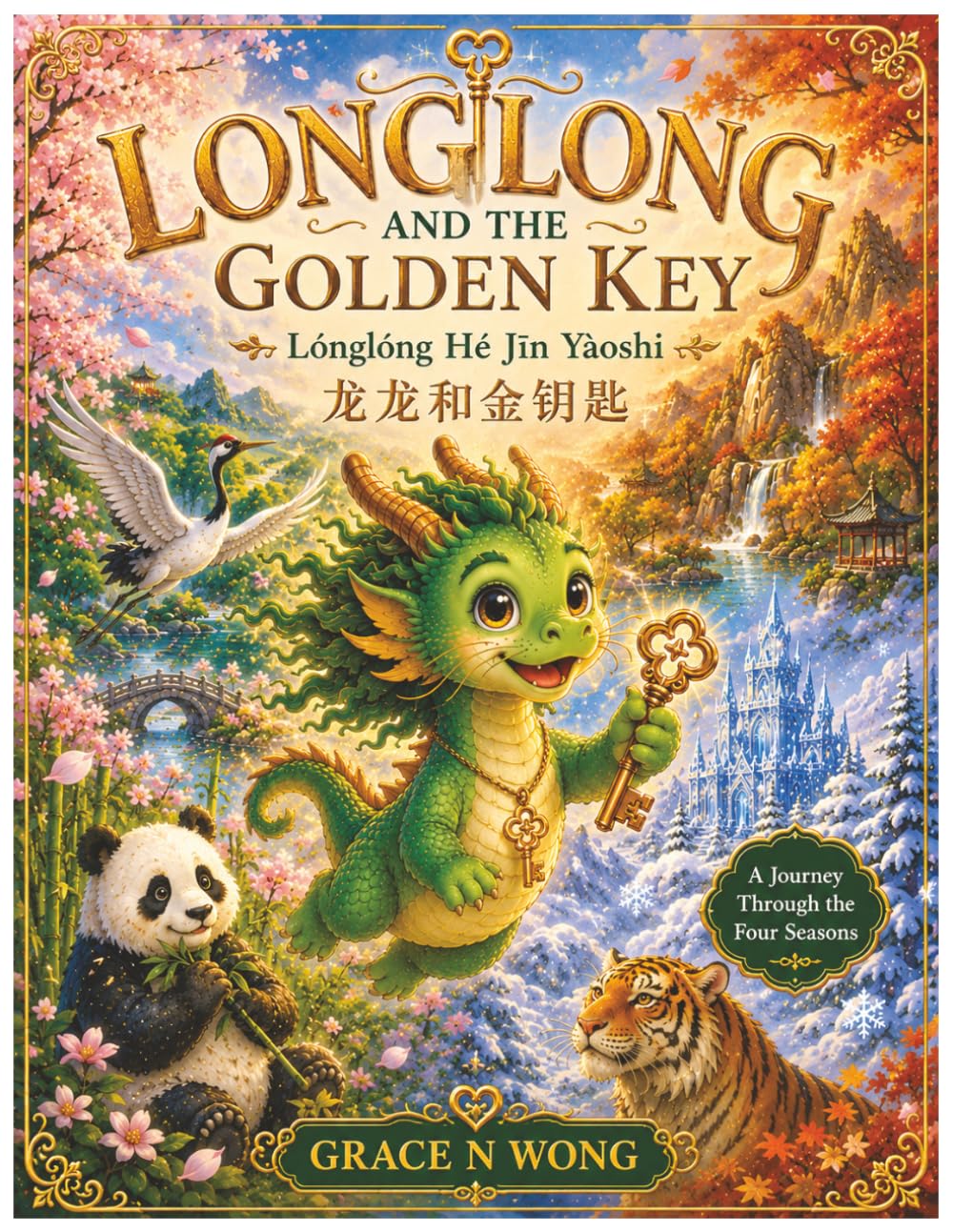 LONGLONG AND THE GOLDEN KEY: An English-Mandarin Children's Book| A Bilingual Story Book To Learn Chinese For Kids| Written In Simplified Chinese, Pinyin And English {ChinaStories}