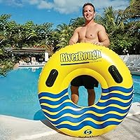 Vista 5 de Tubo inflable para anillo de piscina con asas - 48 pulgadas