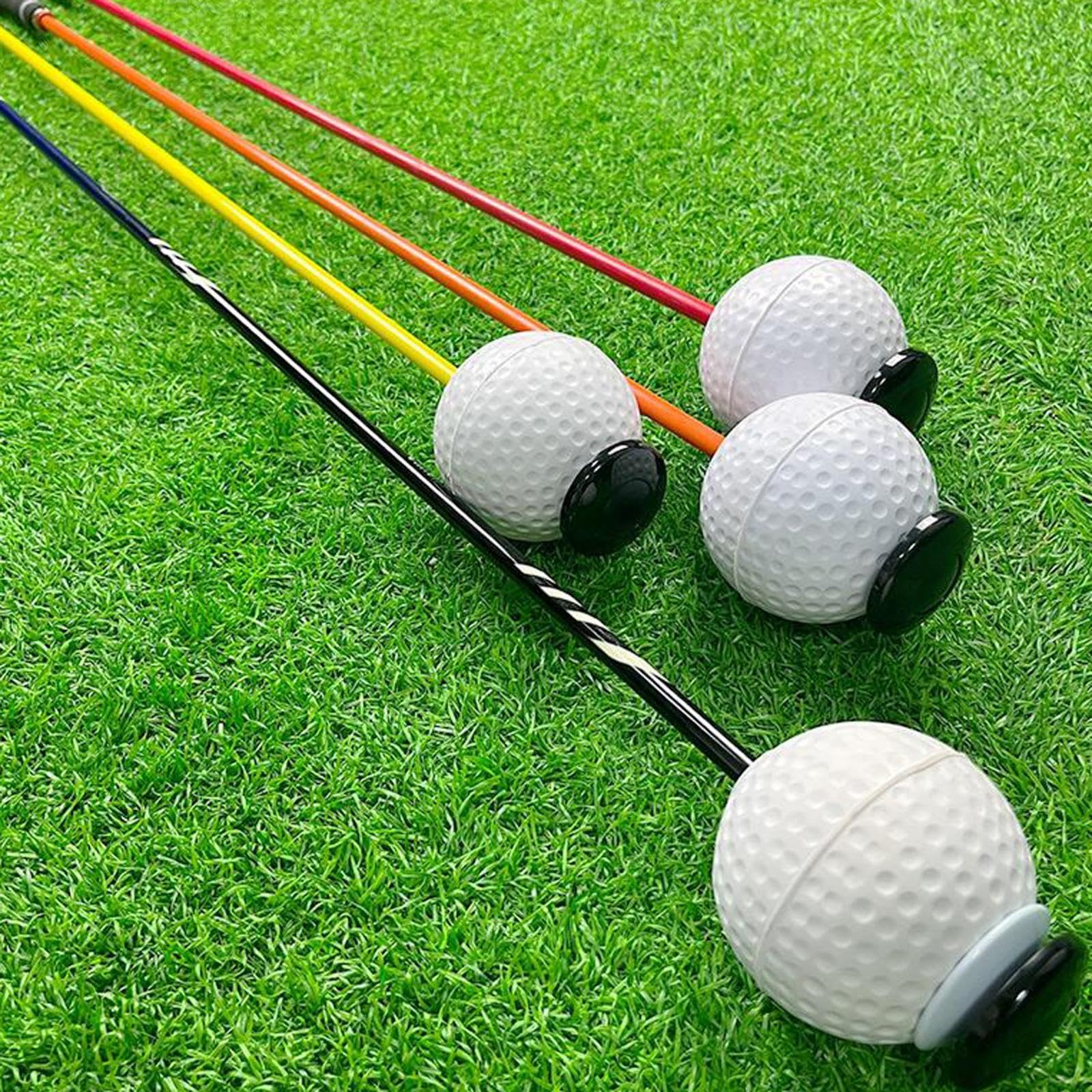 Golf Schwungtrainer Trainingshilfe Ausrichtung Stäbe Übungsstab Griffkorrektur Tempo mit Rutschfestem Griff Aus Fiberglas für Heim Garten Hint