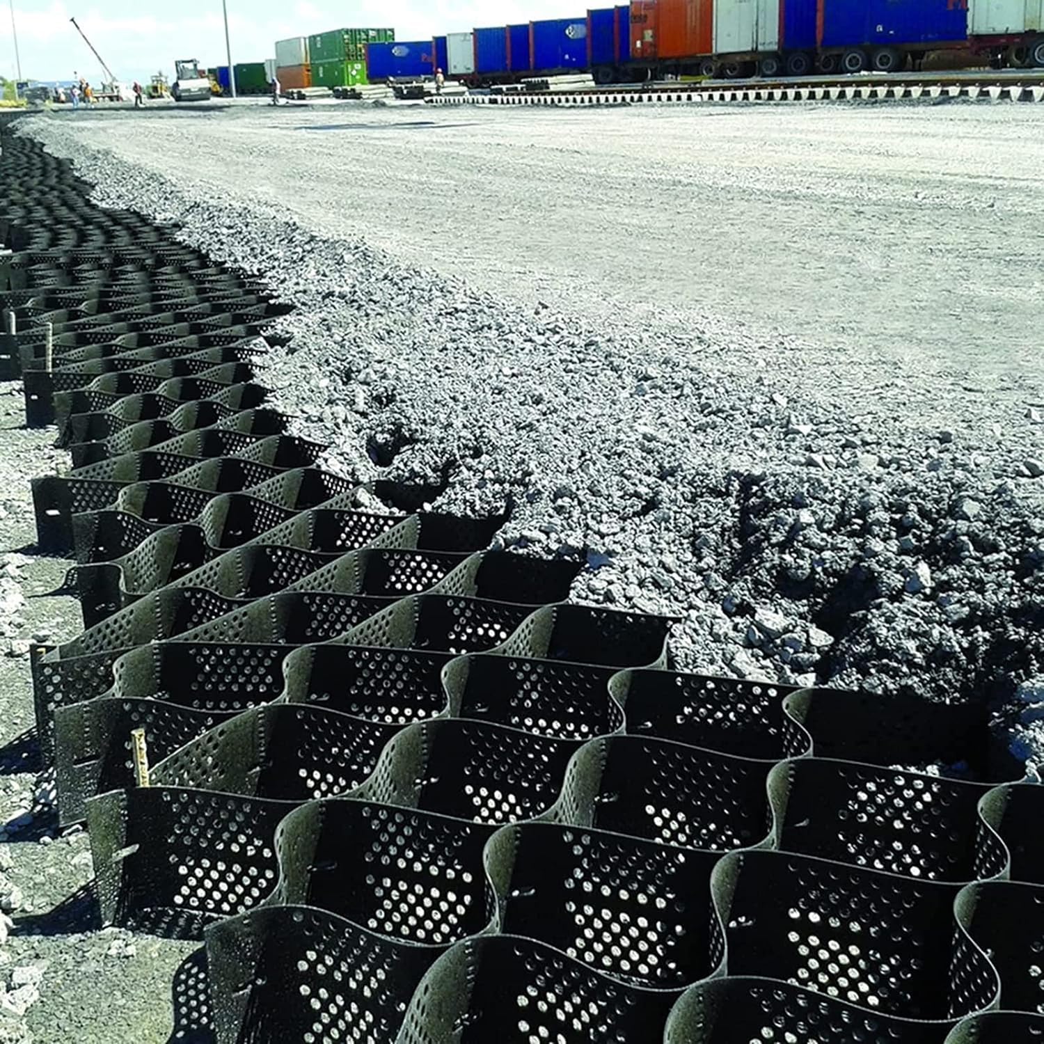Pavé stabilisateur de gravier perméable pour un aménagement paysager sans flaques ni boue
