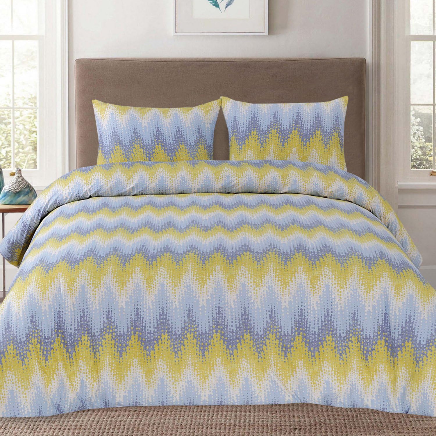 Sweet Home Collection Malibu Chevron Pattern, King