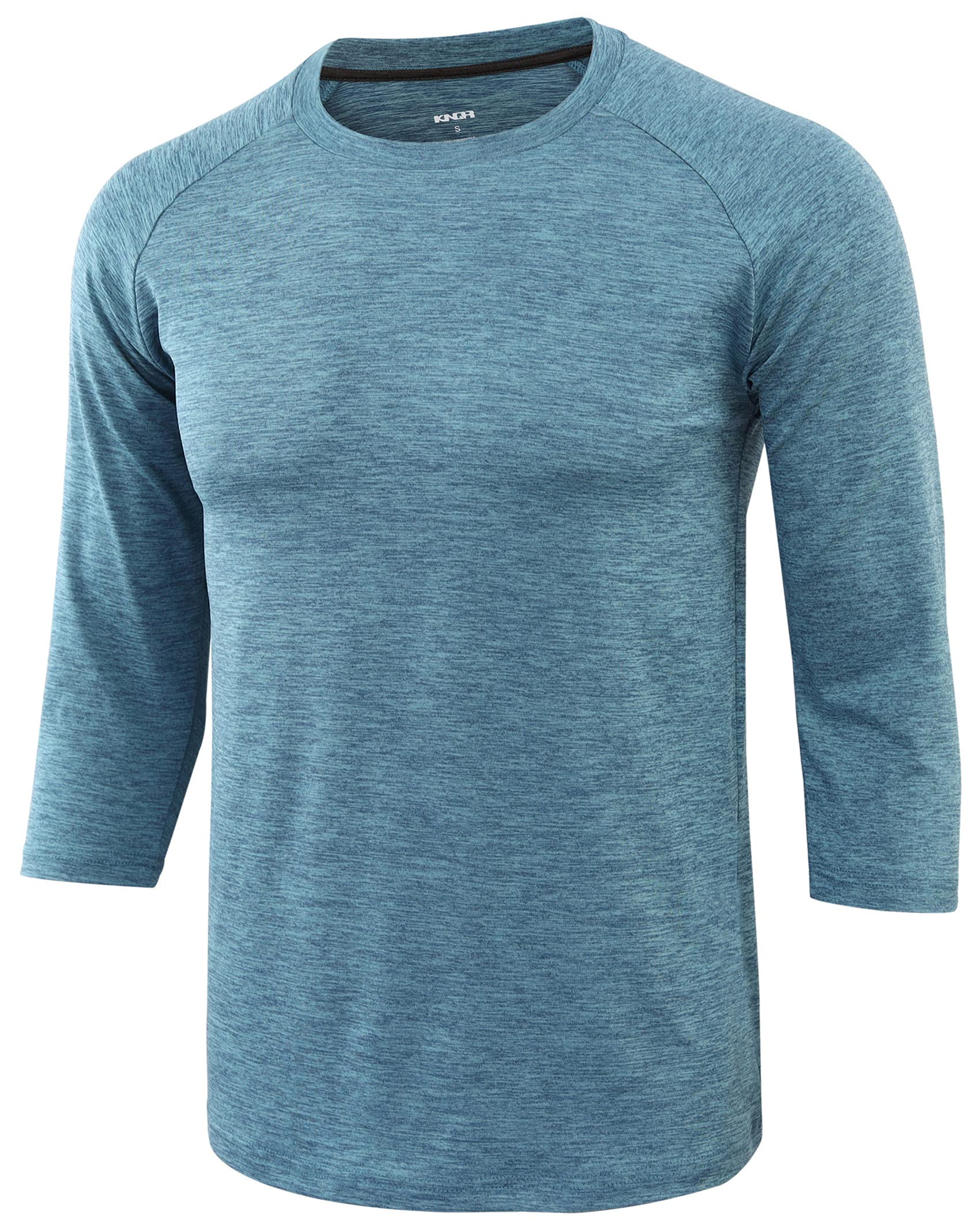 Men's Quick Dry 3/4 Raglan Sleeve Active Outdoor Hiking Baseball T Shirts
