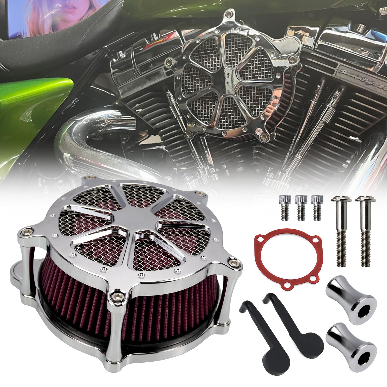 elvie アヤ！！ Amazon.com: Sporacingrts Air Filter Air Cleaner Kit