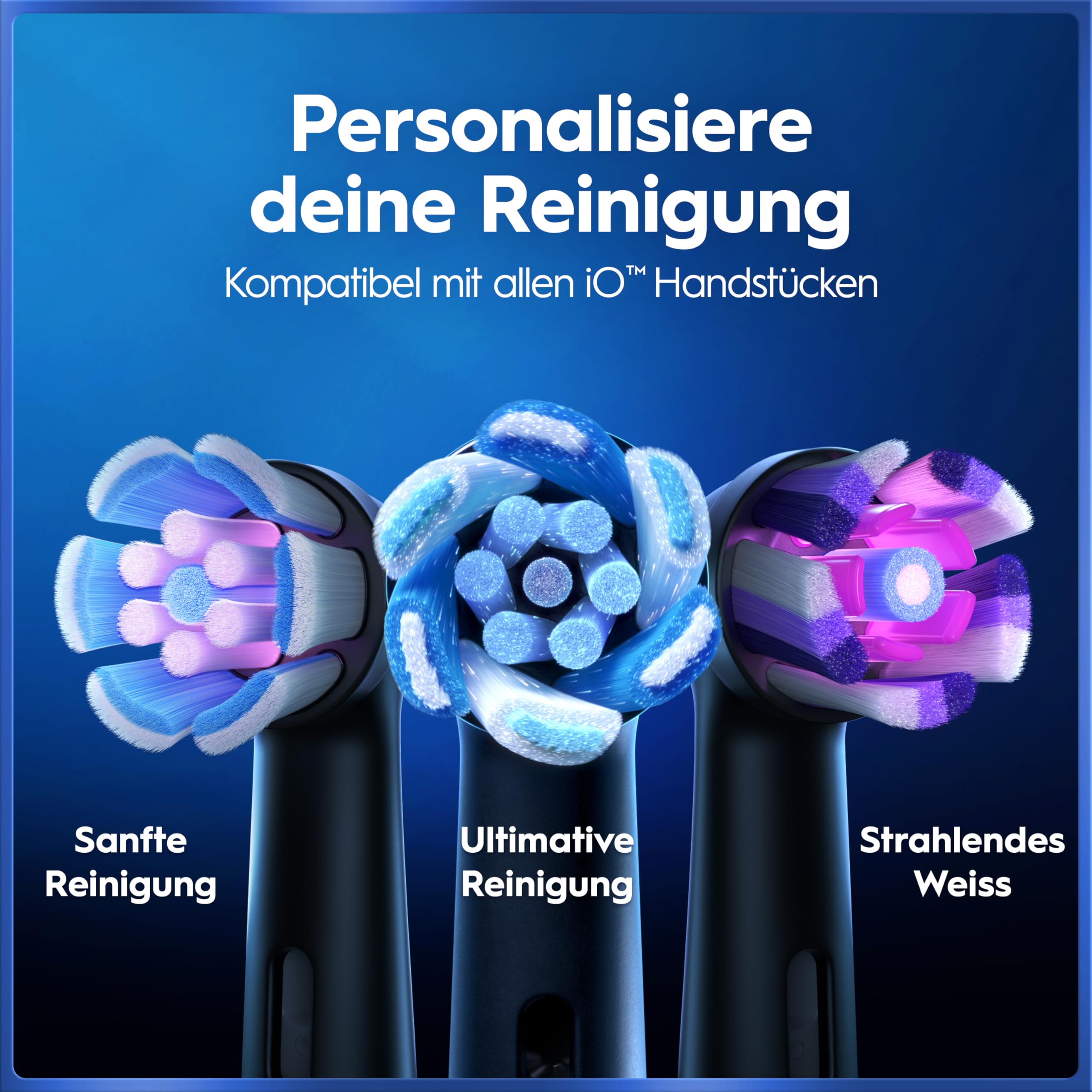 Oral-B iO Series 5 Elektrische Zahnbürste, Schwarz | Inkl. 3 Aufsteckbürsten, Reise-Etui, Electric Toothbrush mit 5 Putzmodi für Zahnpflege