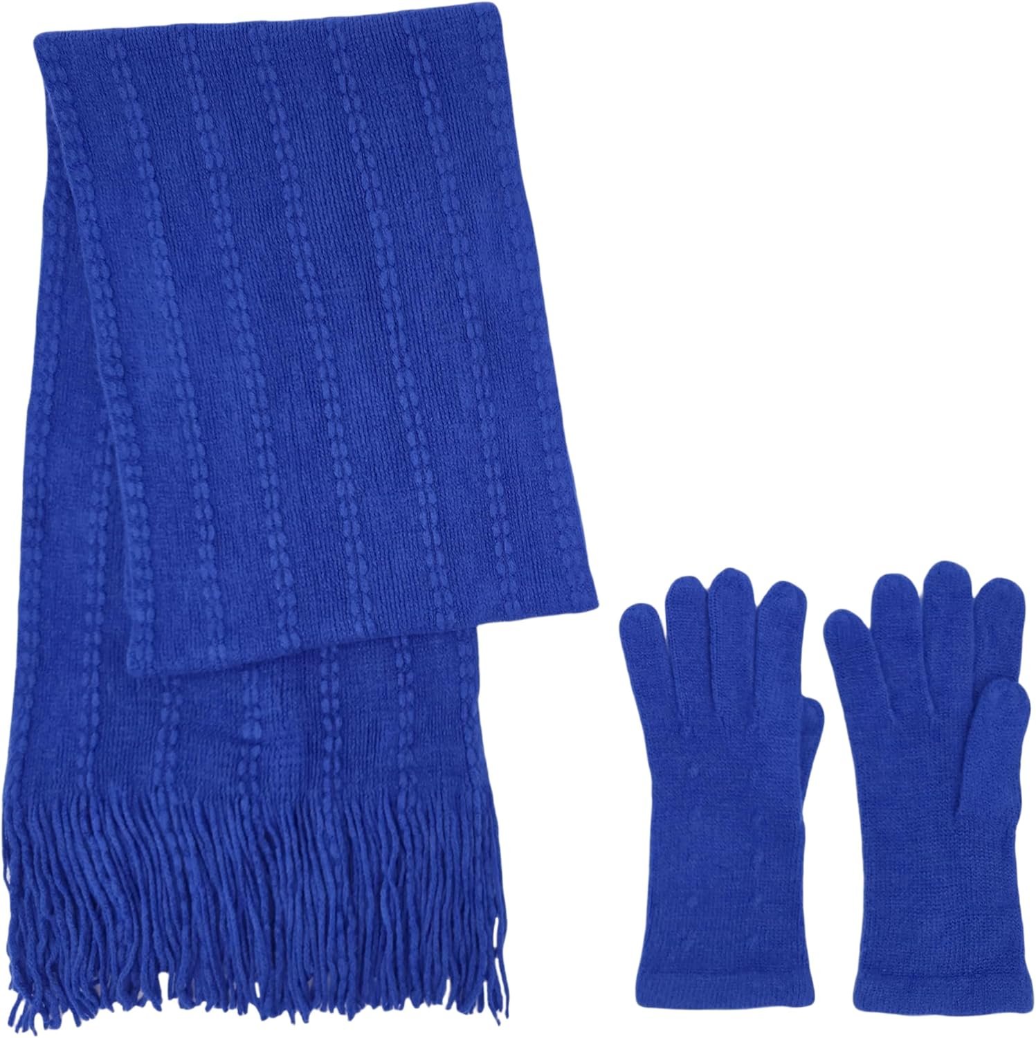 HILLSHADE Women’s Scarf and Glove 2pc Set Cashmere-like Feel soft and warm for winter