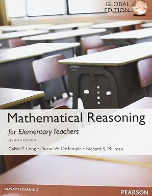 Mathematical Reasoning for Elementary School Teachers, Global Edition 7th Edition-Wow! eBook