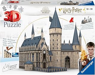 Ravensburger 3D Puzzle 11259 Harry Potter Hogwarts Castle The Great Hall 540 Pieces