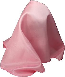 Royal Silk Classic Pink Silk Handkerchief 100% Silk â€“ Soft Mulberry Silk - Large 16â€ Square