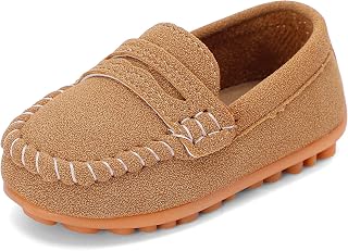 LACOFIA Baby Mokassin Schuhe Kleinkind Hausschuhe