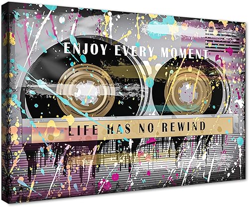 Miniatura 36 de Novatique Arte de pared inspirador retro, cinta de cassette, arte de pared, citas inspiradoras, ilustraciones para adolescentes, citas positivas,