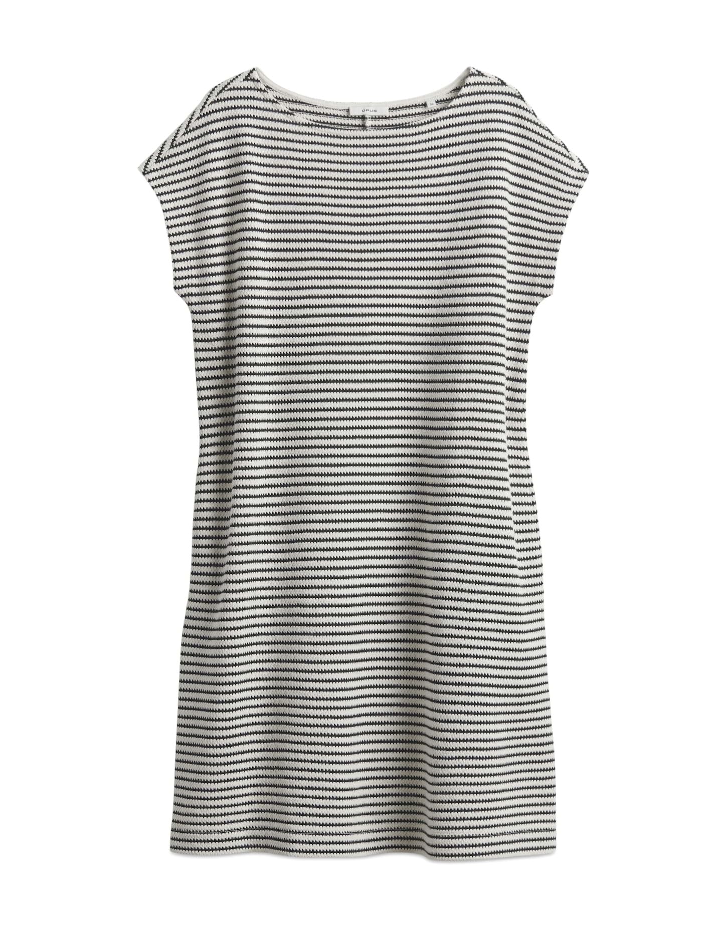 OPUS Damen Minikleid | Sommerliches Strickkleid in Streifenoptik