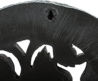 Vista 3 de Roman Friends are a Blessing Flower Garden - Piedra escalonada de 12 pulgadas con acabado de bronce