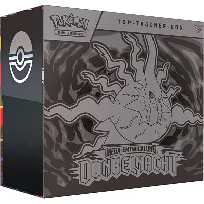 81IsEXjsWdL. AC AA400 Pokémon Sammelkartenspiel ME05 Top-Trainer-Box Mega-Entwicklung Dunkelnacht