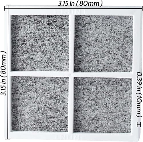 Miniatura 2 de Rhinenet 3 piezas de filtro de aire para refrigerador LG LT120F serie Kenmore Elite 9918 LMXS30776S LMXS27626S LMXC23746S LFXS29766S Filtro de aire