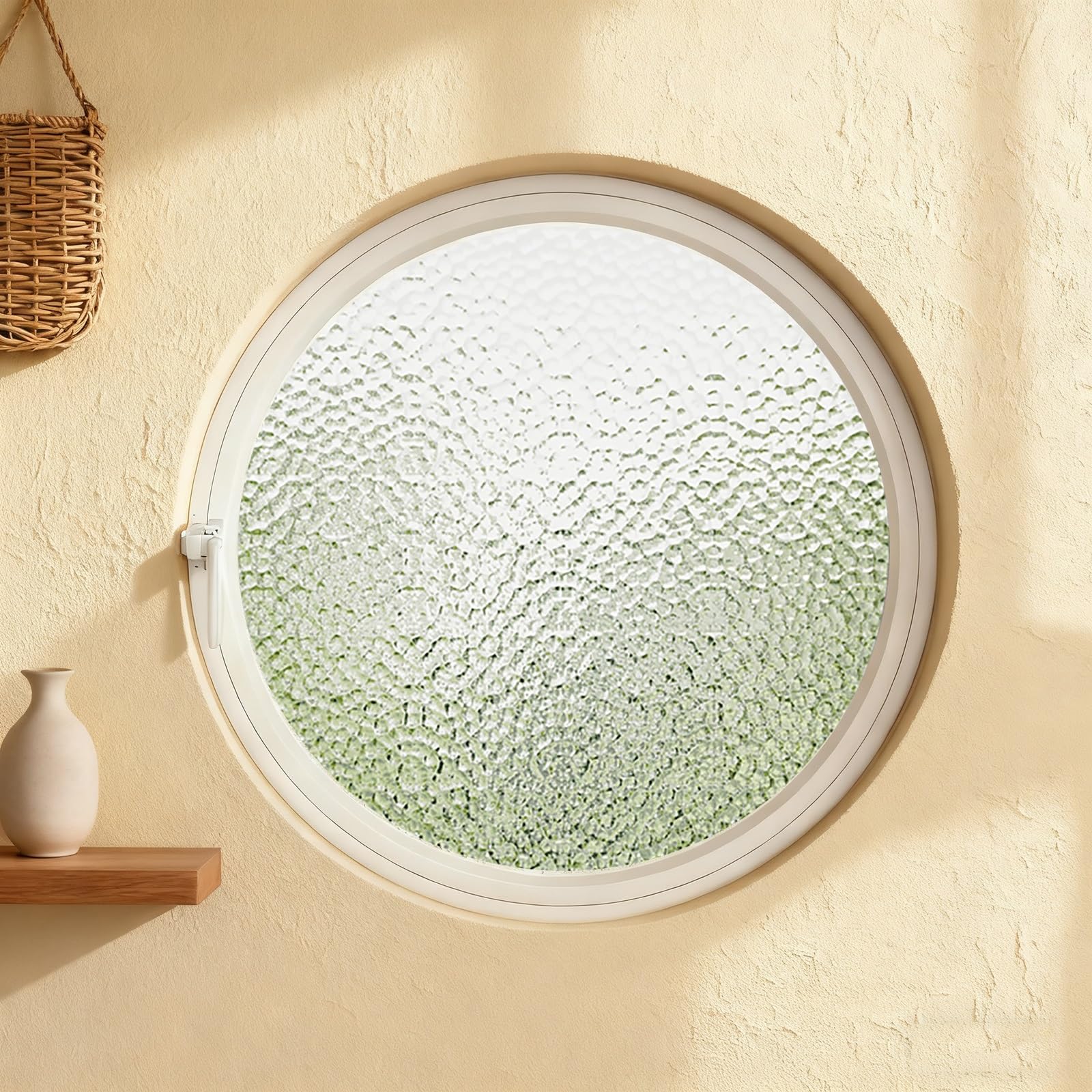 Ventana de sótano giratoria 360 con aluminio y cristal templado resistente