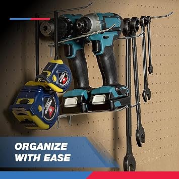 Neiko 53100A 4 Inch Heavy Duty Pegboard Hooks Kit, 50 Pack, 1/8 Peg Hooks for 1 Spaced Pegboards, Utility Hooks for Wall Organizing in Home or Garage