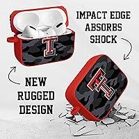 Vista 4 de AFFINITY BANDS Texas Tech Red Raiders Camo HDX - Funda compatible con Apple AirPods Pro