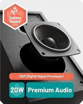 Oakcastle HIFI150 Bluetooth CD Player with Speakers, 20W HiFi Stereo System