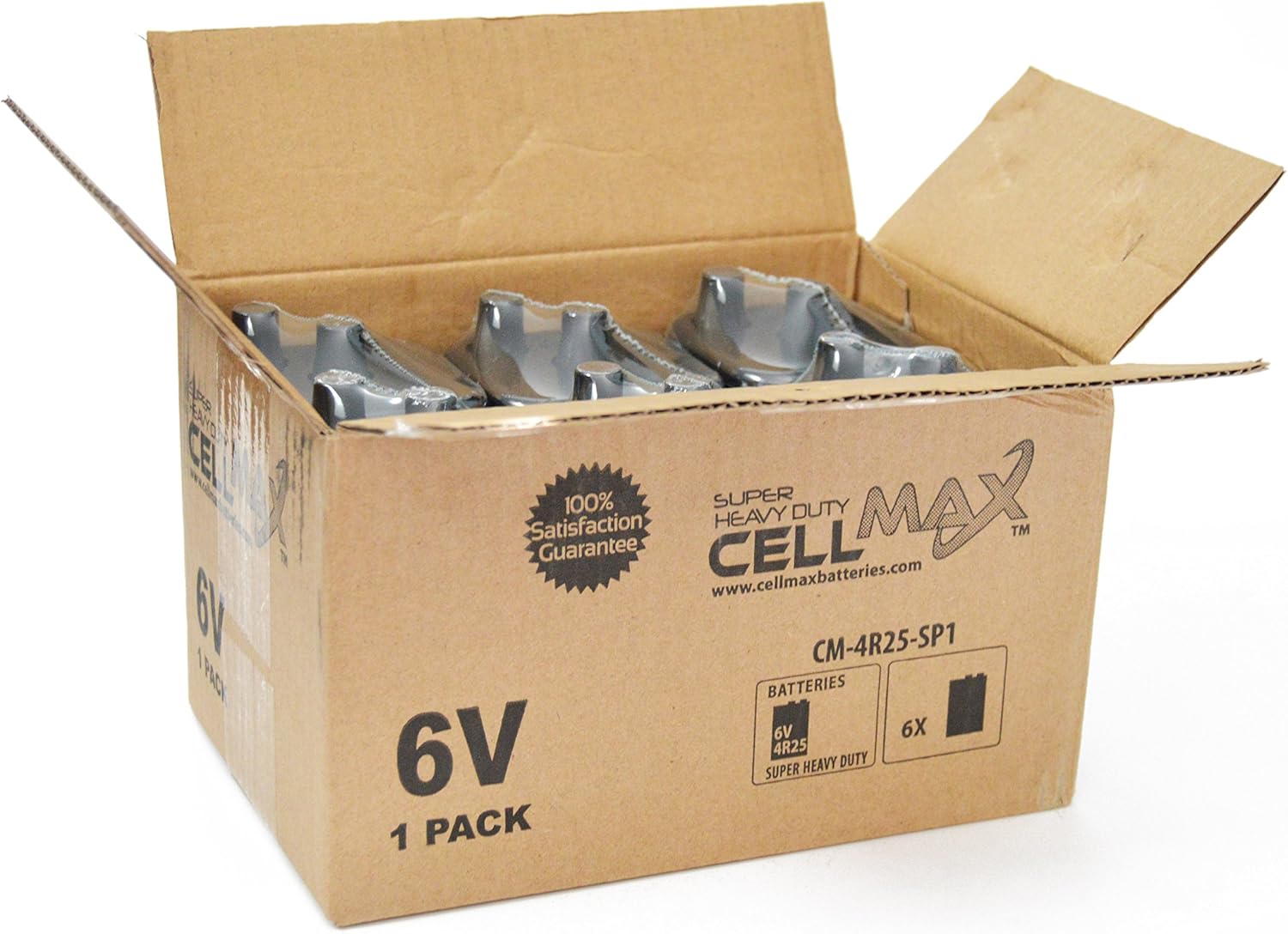 CellMax, 6-Volt Super Heavy Duty, Lantern Battery - 6 Pack : Health & Household