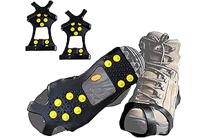 Snow Spikes for Shoes Men Women, Anti Slip Traction Cleats, Ice Spikes...