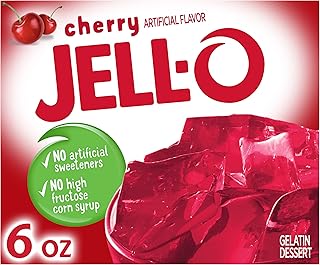 Jell-O Cherry Powdered Gelatin Dessert (6 oz Box)