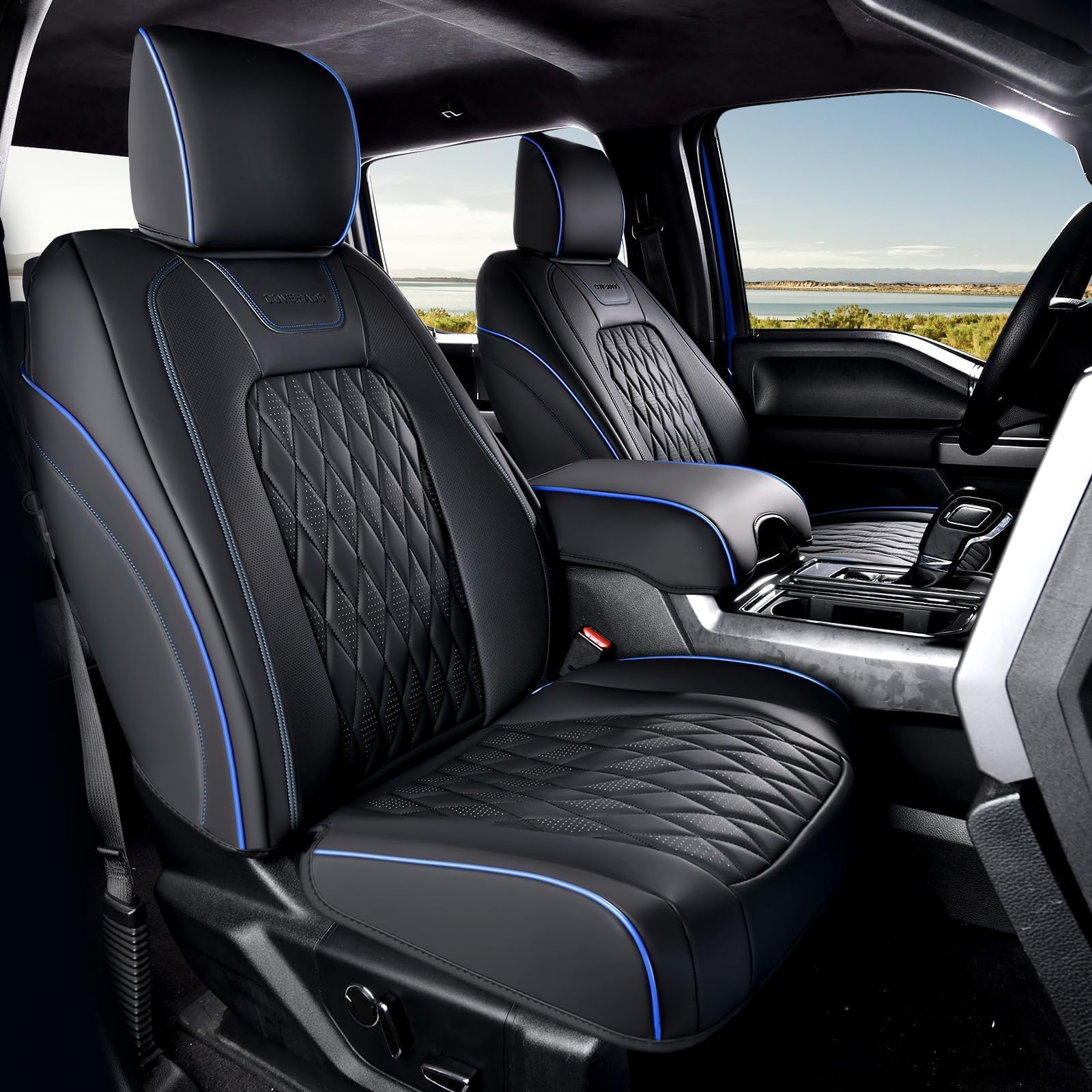 Coverado Blueline F150 Seat Covers