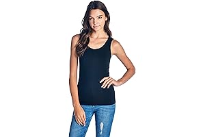 Solid Extra Soft Viscose from Bamboo Sleeveless undershirt Tank Top