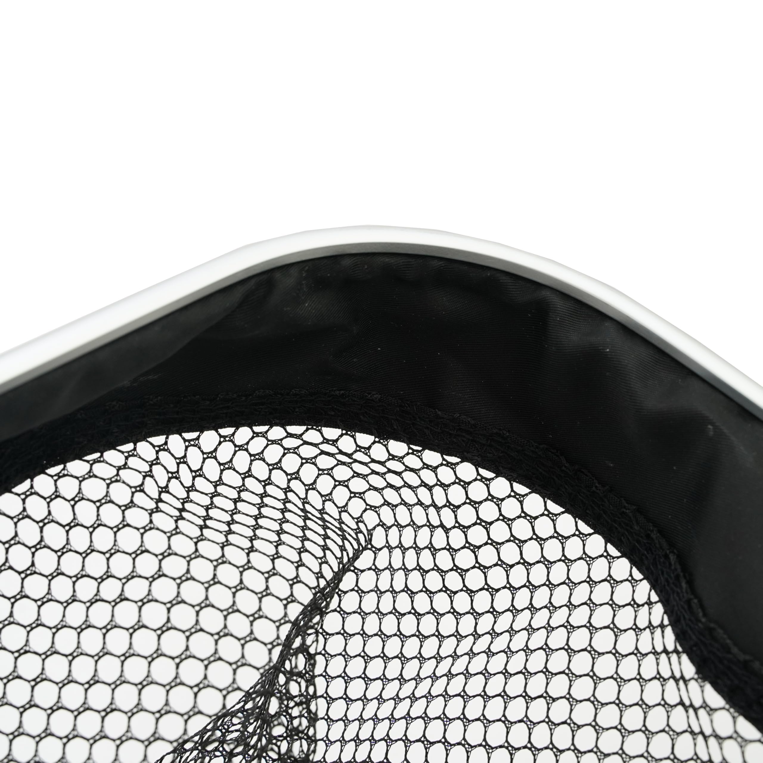 Kescher Pool Teichnetz - Robust - Teleskopstange 1,80 m - Netzgröße 30x30 cm - Schwarz