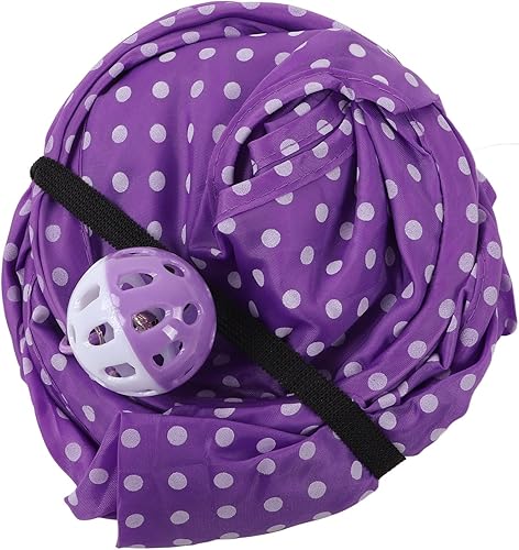 Miniatura 7 de Túneles para gatos, laberinto plegable para interiores, cama de túnel para gatos, tienda de campaña interactiva, juguete interactivo para gato,