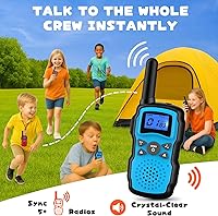 Vista 5 de Wishouse Walkie Talkies para niños recargable