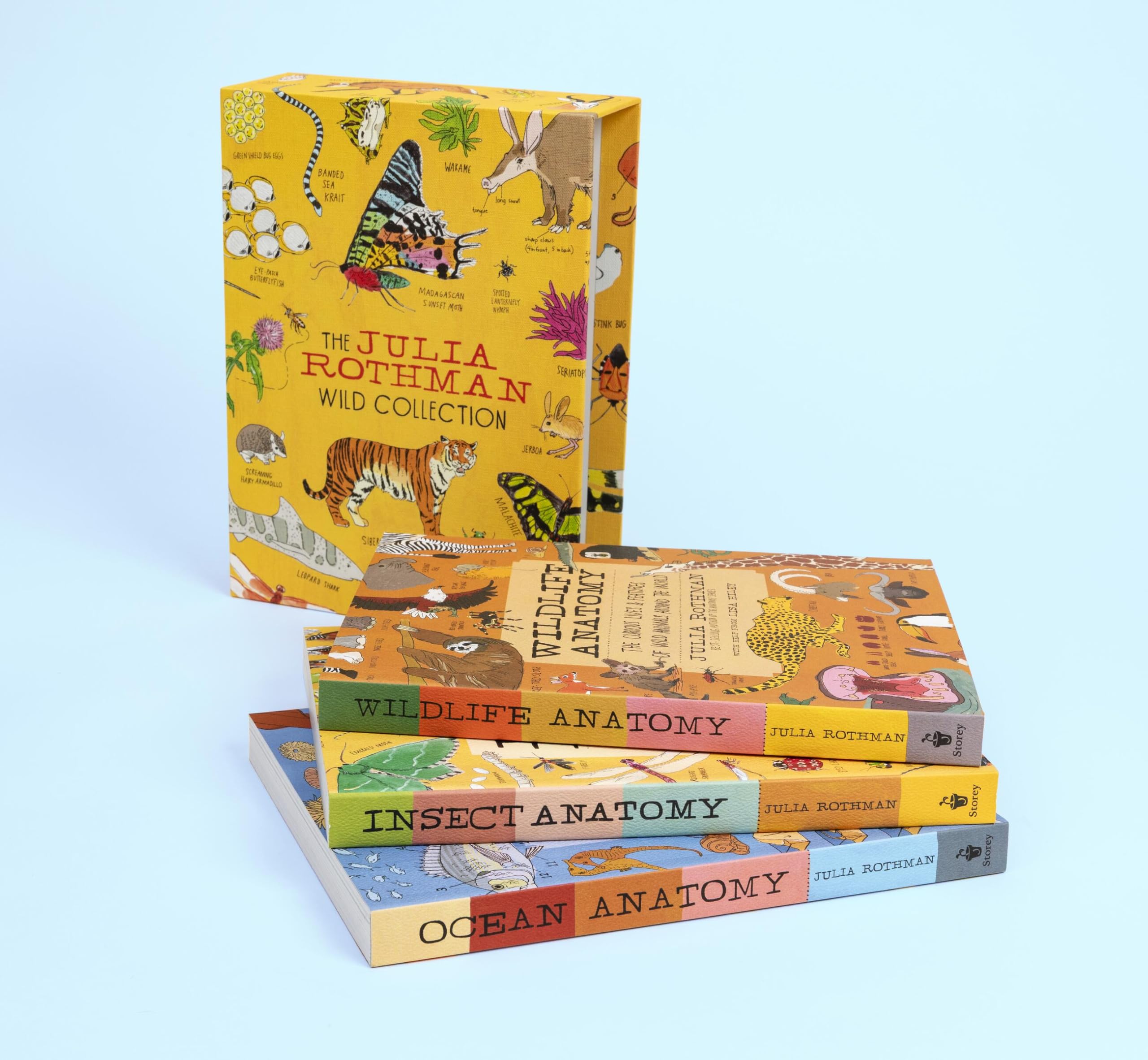The Julia Rothman Wild Collection: Ocean Anatomy, Wildlife Anatomy, Insect Anatomy