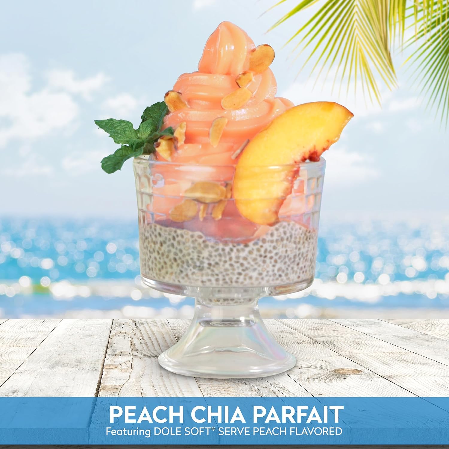Dole Soft Serve Mix, Peach, 4.4lb (Pack of 4)