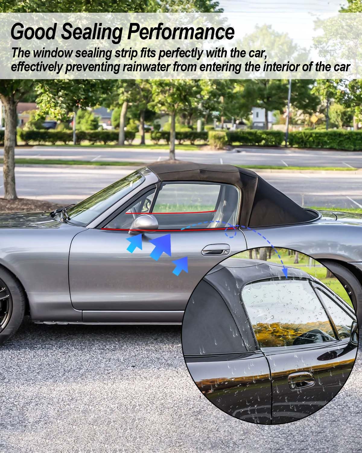 Genuine Mazda Miata Driver's Side Belt Molding