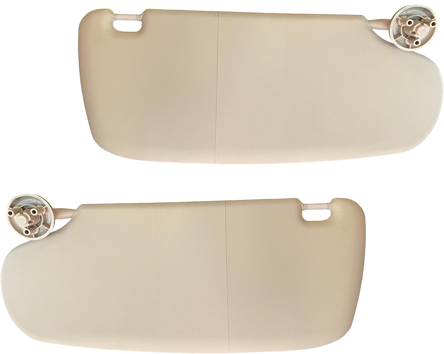 Sun Visor for Dodge Ram 1500 2002-2009 2500 3500 2002-2009 Driver and Passenger Sides Left + Right Beige Set Pair 2M PLASTIC
