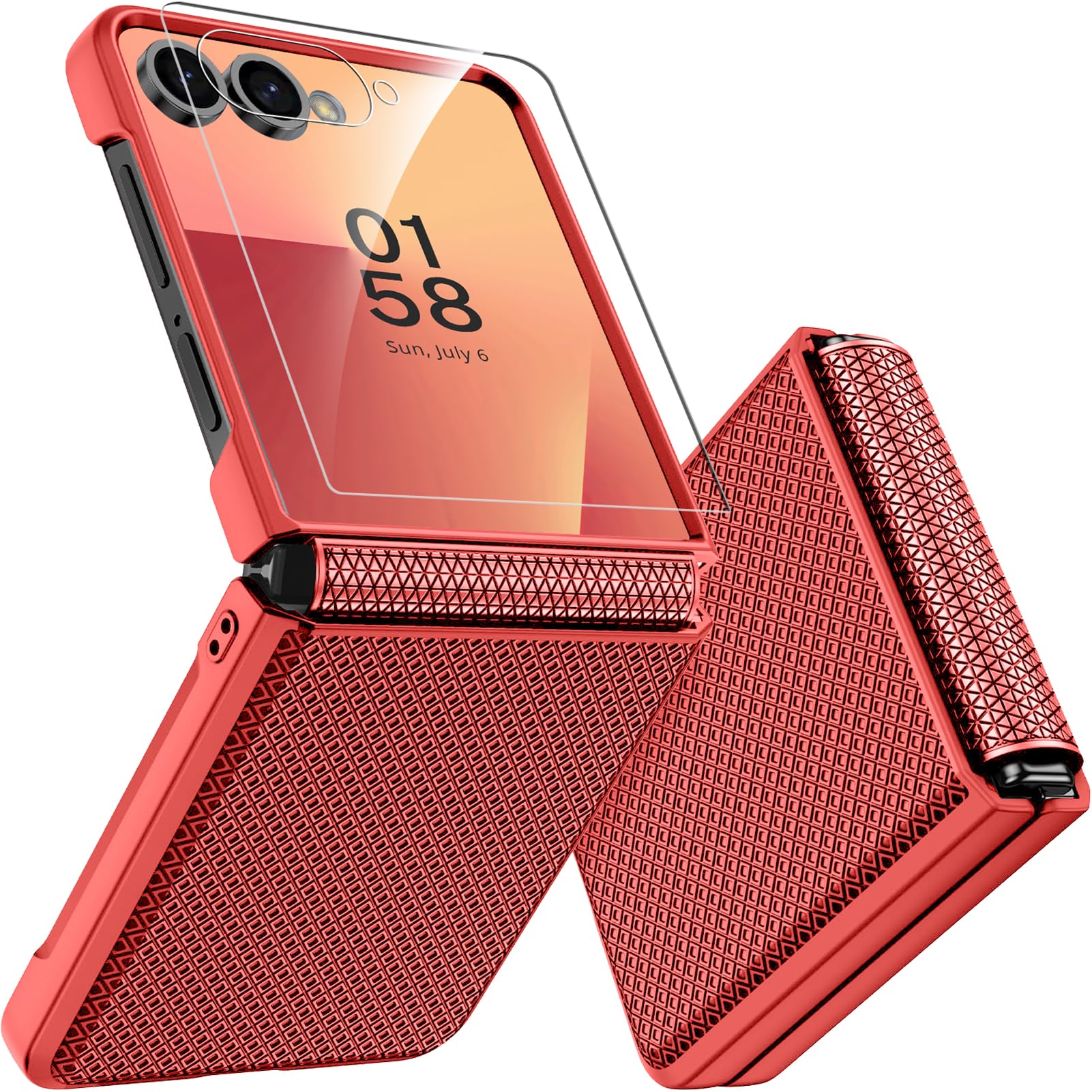 Coque pour Galaxy Z Flip 7 fine durable protégeant la charnière - 8