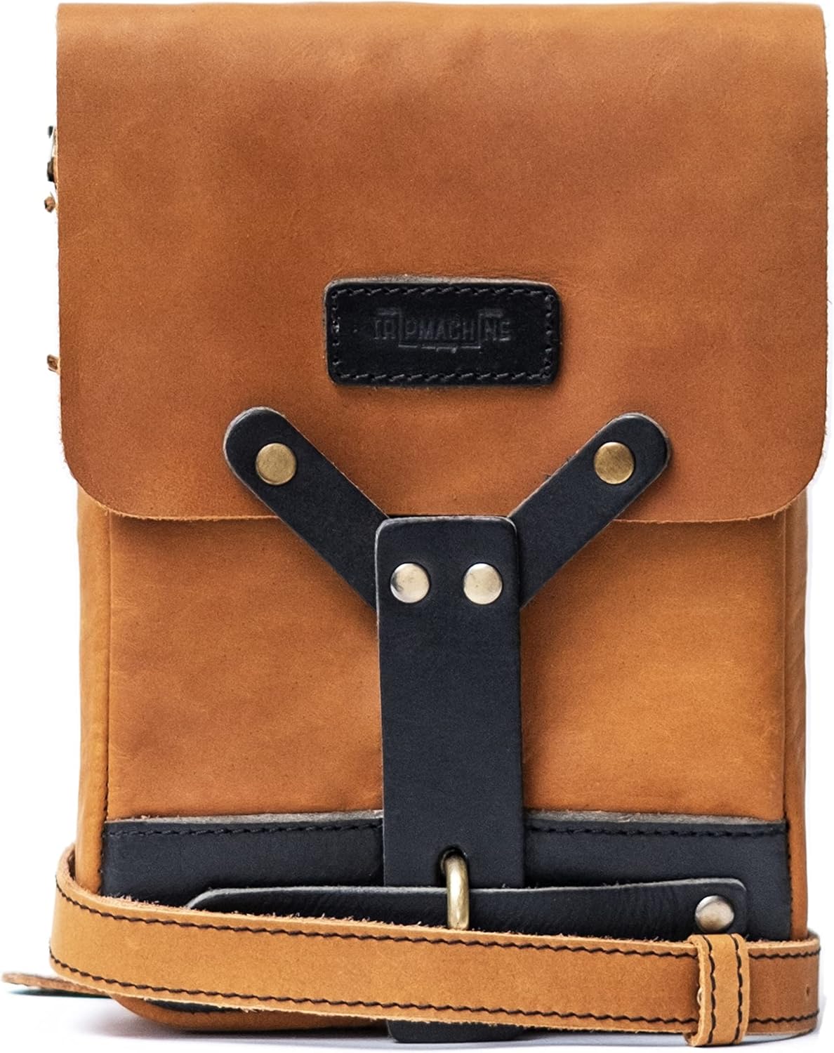 Trip Machine Company Genuine Leather Drop Leg Bag Handmade Motorcycle Waist & Thigh Fanny Pack for Riding, Travel & Everyday | Thigh Bag, Drop Leg Bag, Waist Pack, Adjustable Loop, Zippered Compartment