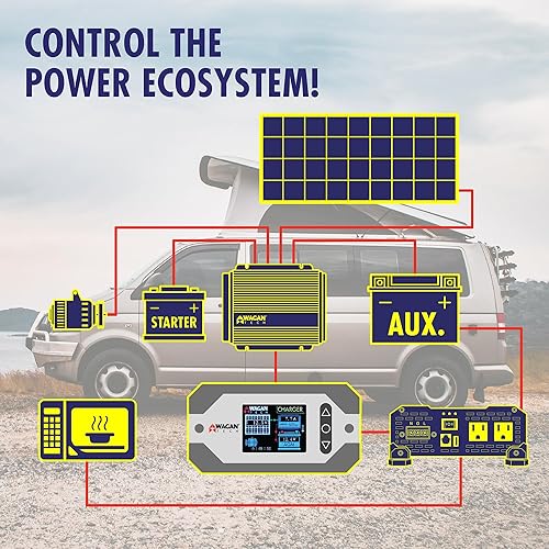 Miniatura 7 de Wagan EL5605 Digital Remote Interface Monitor Panel for DC to DC Battery Charger and Power Inverters