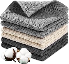 Microfibre Kitchen Towels, Very Absorbent, Soft and Thick, 6 Pieces, 65 x 45 cm, Versatile Cotton Tea Towels, Home Gold, Restaurant, etc