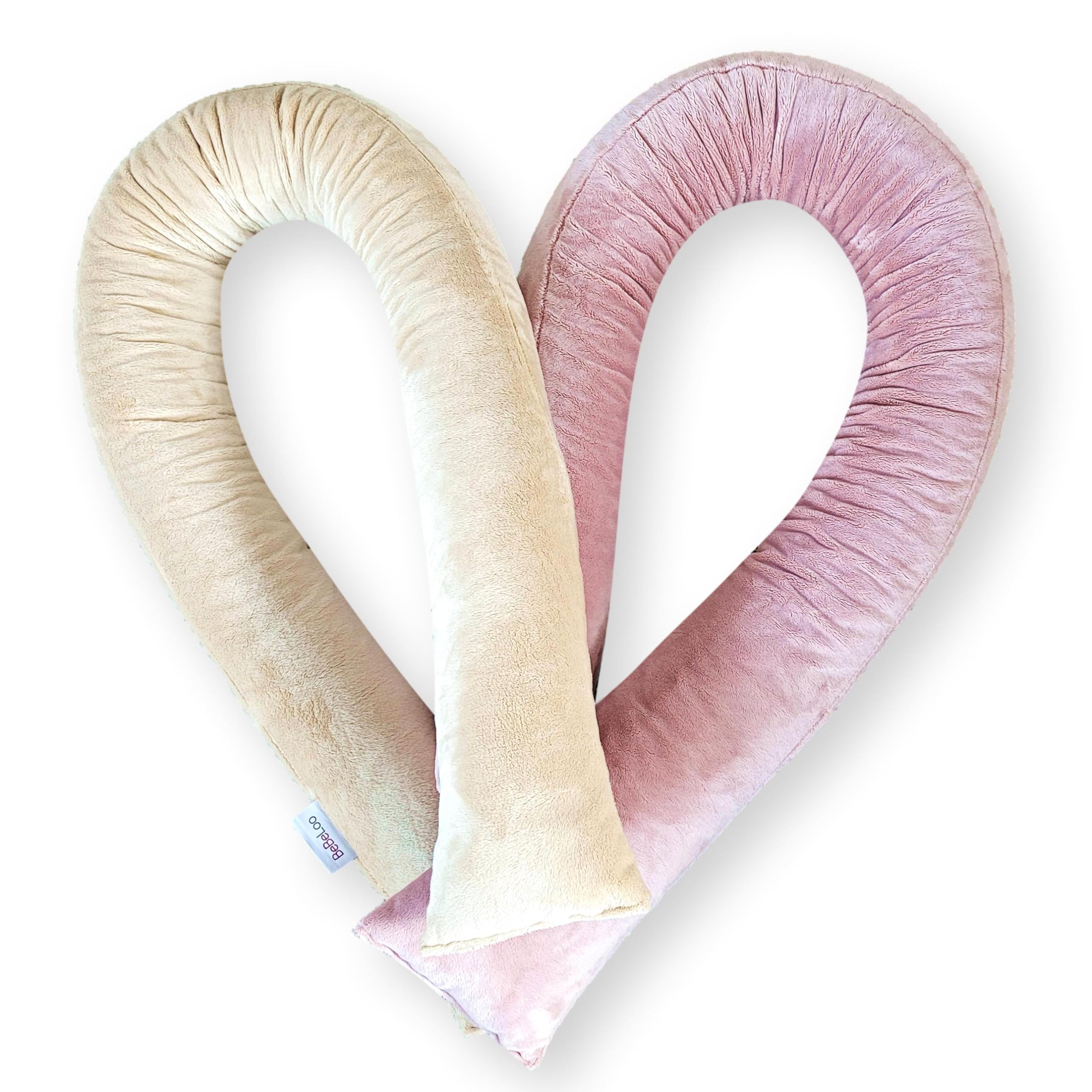 Bebeloo Coussin de positionnement latéral - Coussin de corps - Coussin de grossesse - Serpent de lit - Coussin de cou - Coussin de sommeil - Coussin d'allaitement - Bordure de lit - Stop-tirage d'air