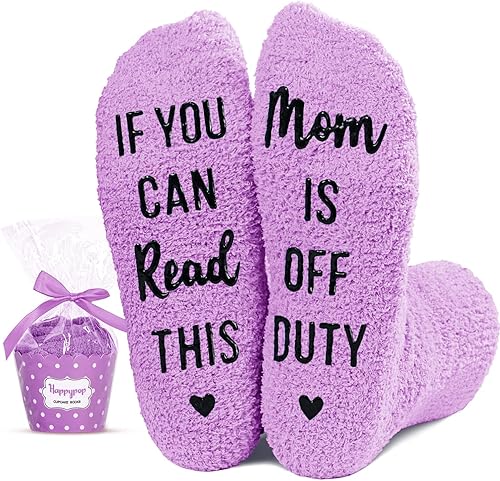 HAPPYPOP Regalos para el día de la madre para mamá, regalos para mamá de hijo e hija, regalos para mamá mayor, calcetines para el día de la madre