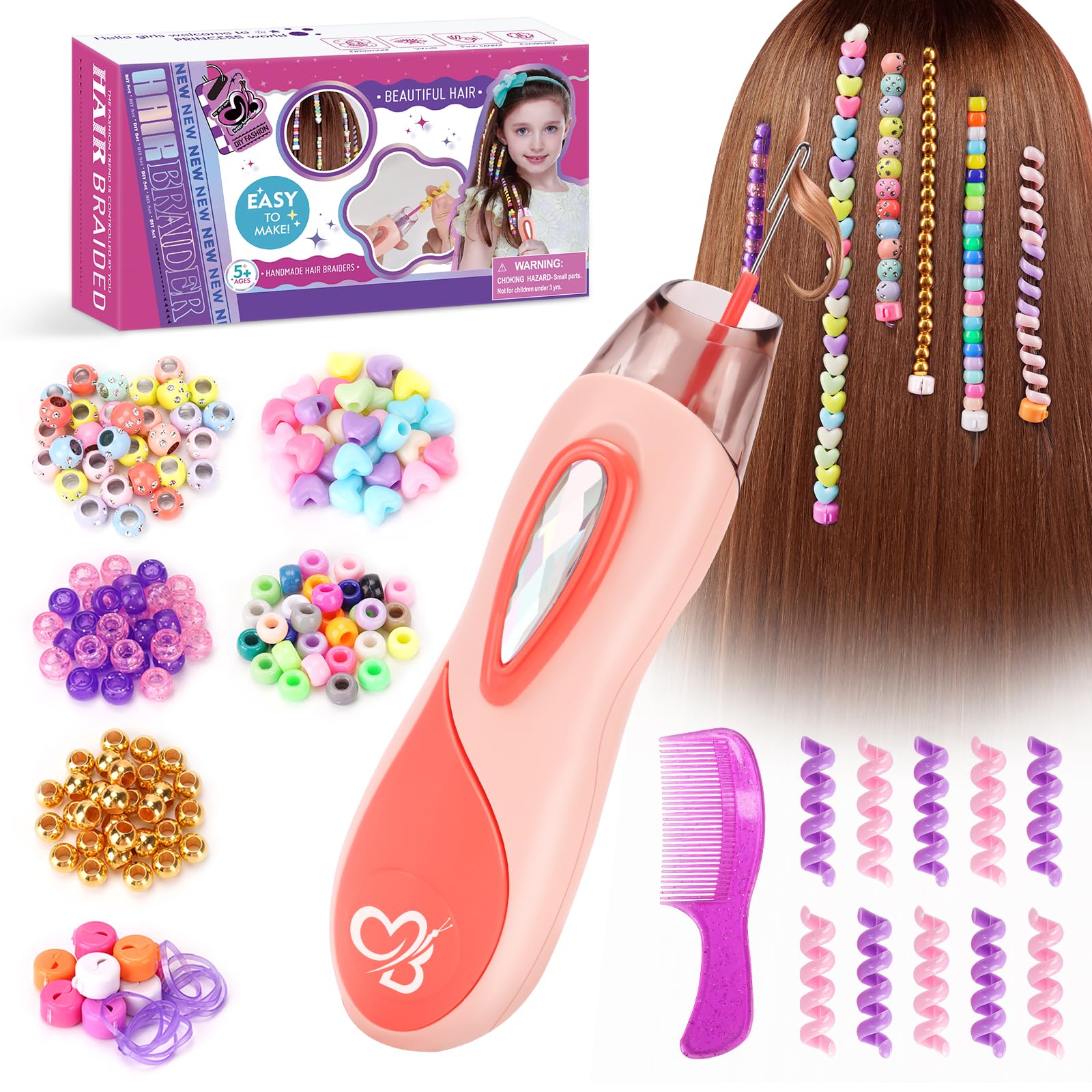 Gifts for Girls: Hair Accessories & Toys Age 5-12 Hair Princess Decoration