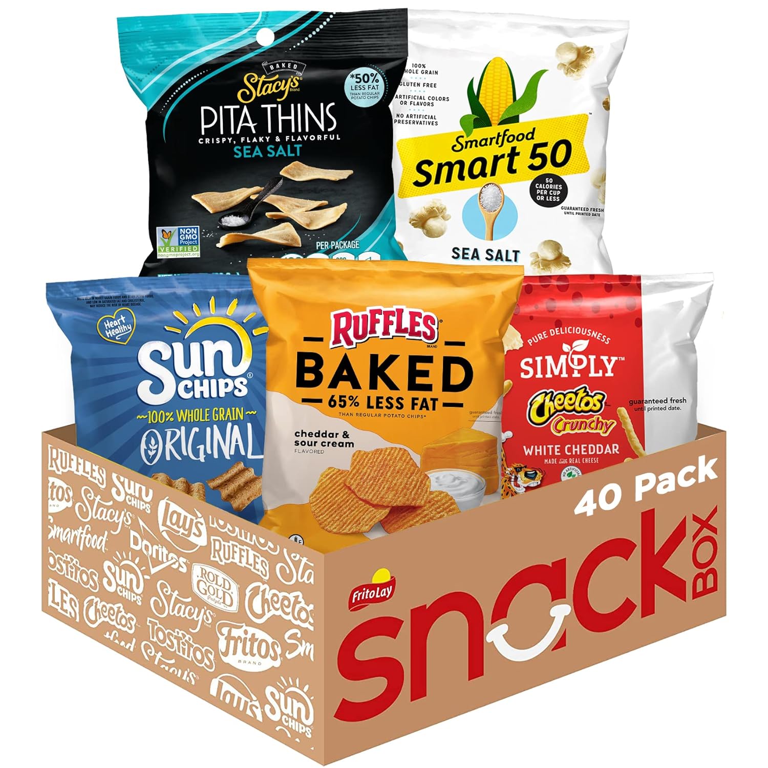 FritoLay Ultimate Smart Snacks Care Package 2.0, Variety of Gluten