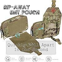 Vista 2 de Ifak Pouch-Rapid Deployment Tactical MOLLE Trauma Kit Bolsas de despliegue rápido, organizador de primeros auxilios médicos de liberación rápida